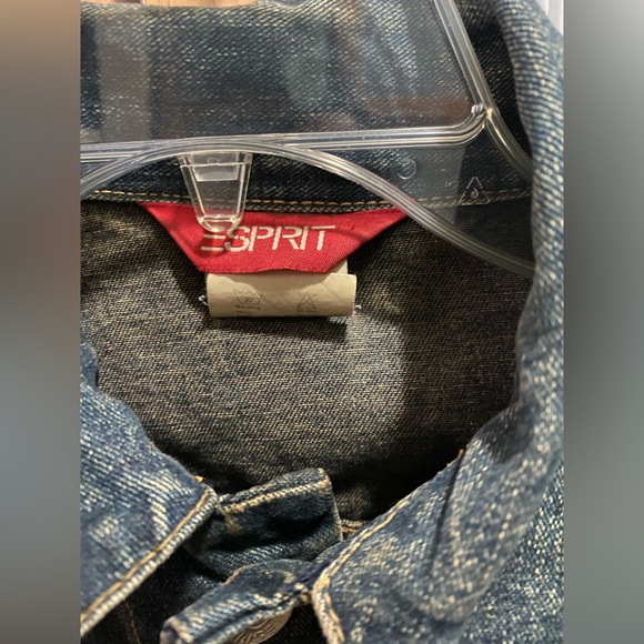 Vintage Esprit distressed jean jacket XS - Picture 2 of 7